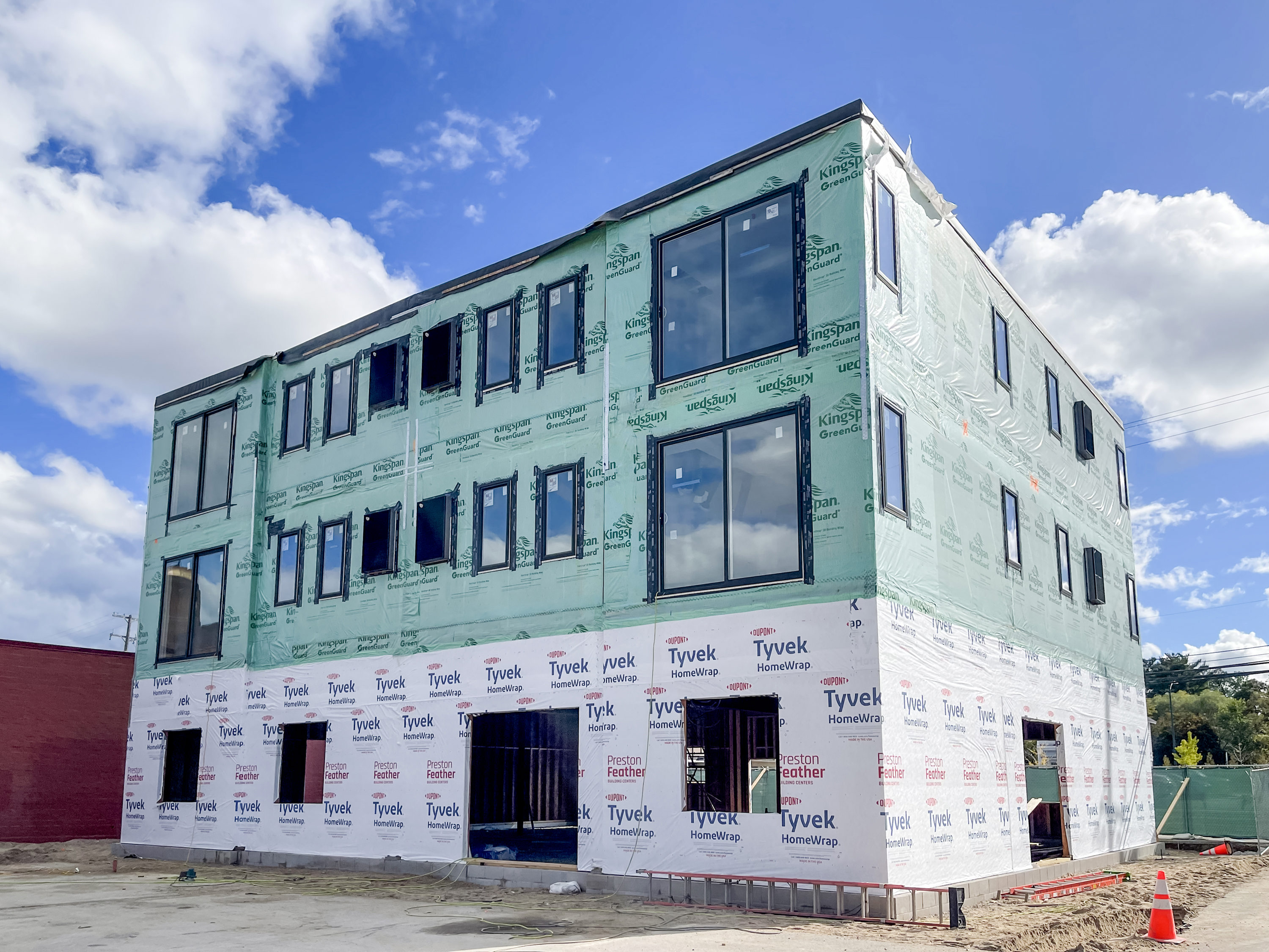 139 Pine Street Apartments construction